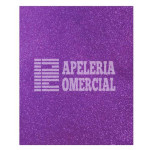 MERCERIA FOMY CON DIAMANTINA 55 X 43 CMS. C. MORADO